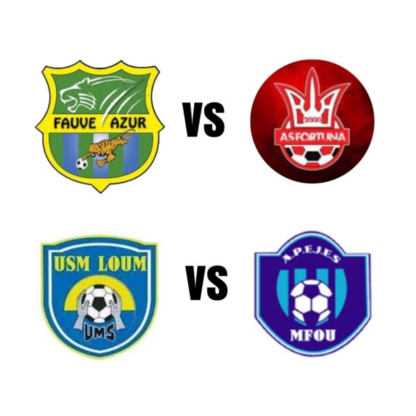 (Journee 2 I EXEMPT A1) | MTN ELITE ONE PLAY-OFFS DOWN | FAUVE AZUR vs AS FORTUNA I UMS DE LOUM vs APEJES DE MFOU